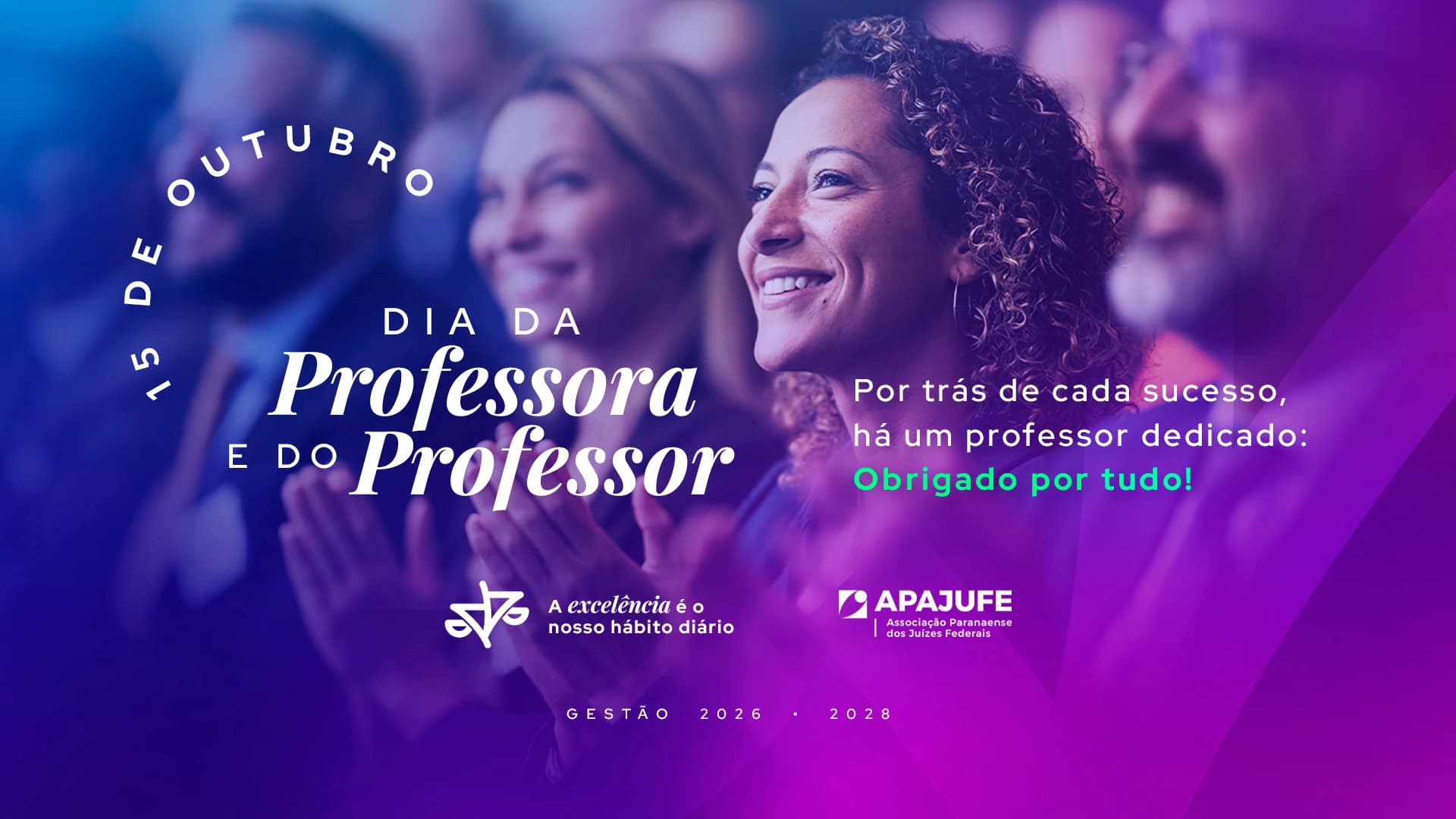 No Dia dos Professores, uma homenagem a quem ensina a enxergar além da lei